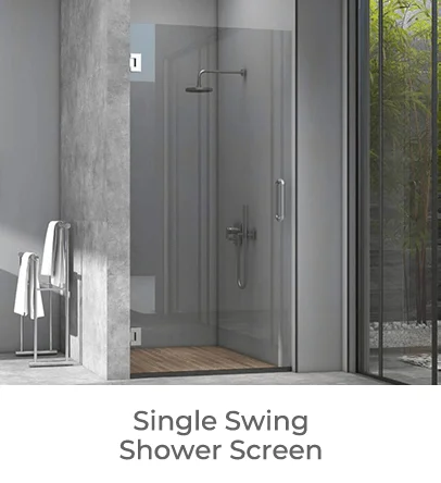 Single Swing Shower Screen